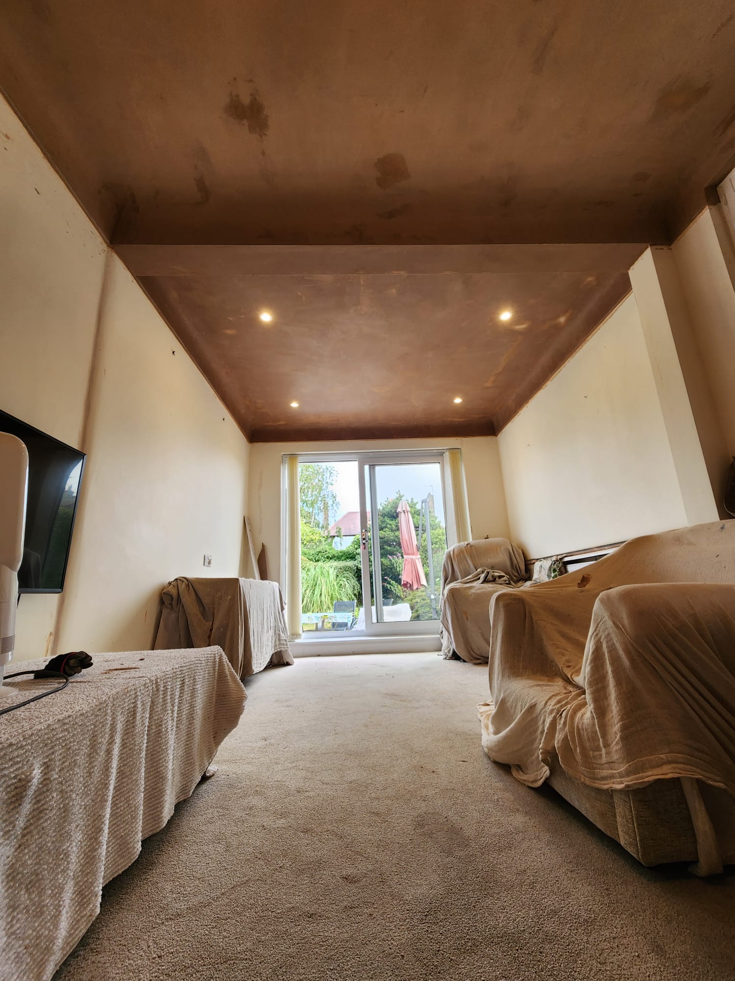 After plastering photo for additional project 5